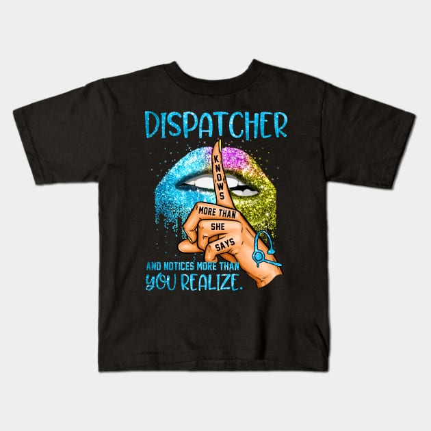 Dispatcher Kids T-Shirt by janayeanderson48214